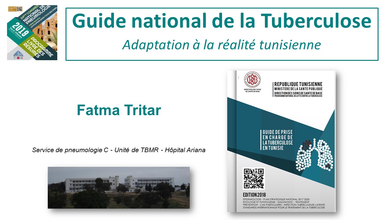 Guide national 2018. adaptation à la réalité tunisienne. F. Tritar