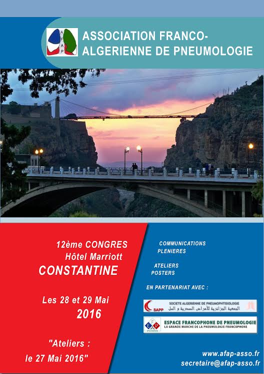 Programme du congrès de l'AFAP 2016