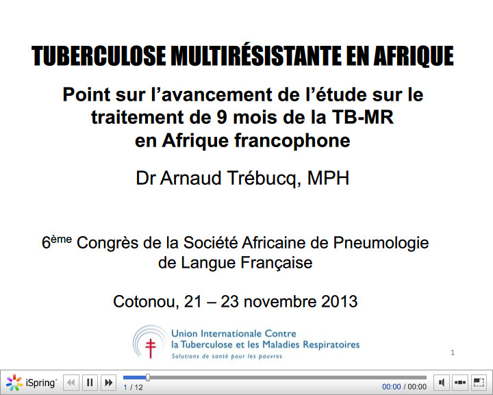 Tuberculose multirésistante en Afrique. Arnaud Trébucq