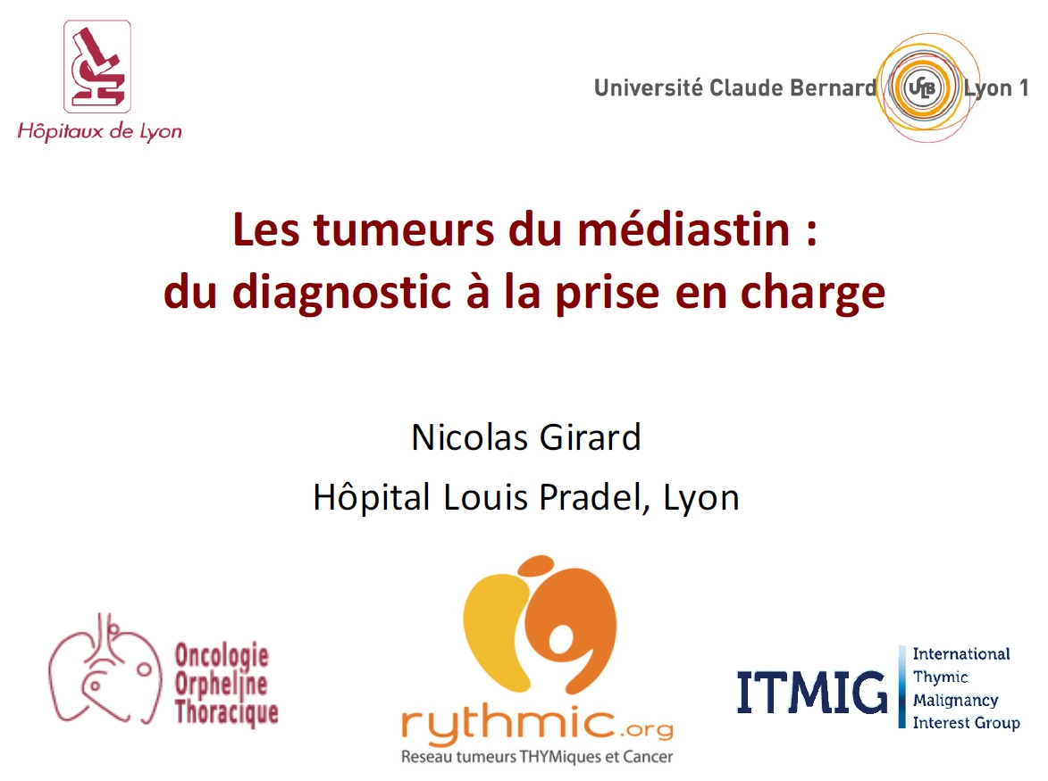 Nicolas Girard. Les tumeurs médiastinales