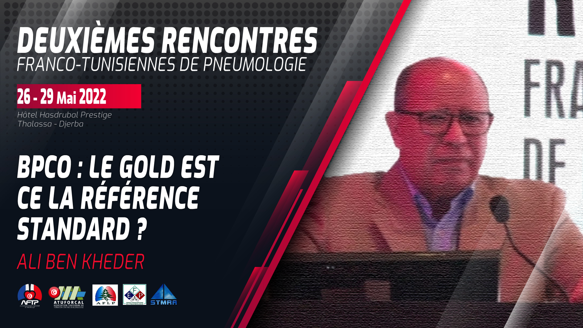 BPCO : Le GOLD est ce la référence Standard. Ali Ben KHEDER 